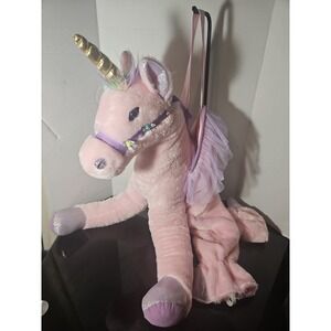 Dream Play Imagine Girl Fancy Pink Riding Unicorn Halloween Costume Dress Up 2-4